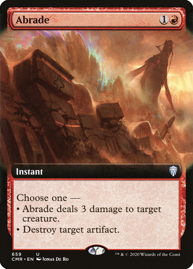Abrade (Extended Art) [Commander Legends] | Gear Gaming Bentonville