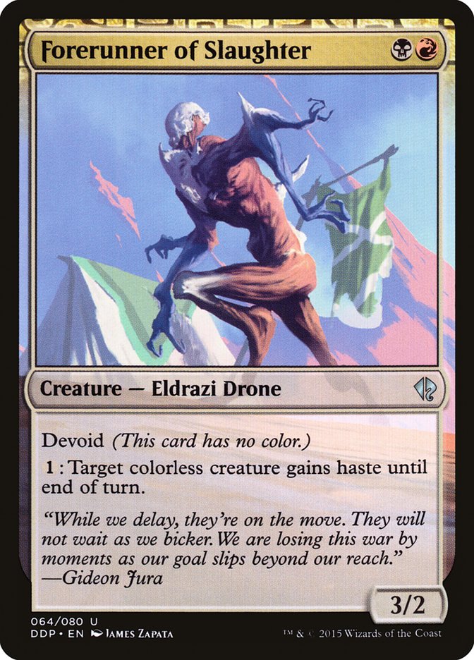 Forerunner of Slaughter [Duel Decks: Zendikar vs. Eldrazi] | Gear Gaming Bentonville
