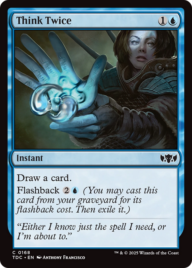 Think Twice [Tarkir: Dragonstorm Commander] | Gear Gaming Bentonville