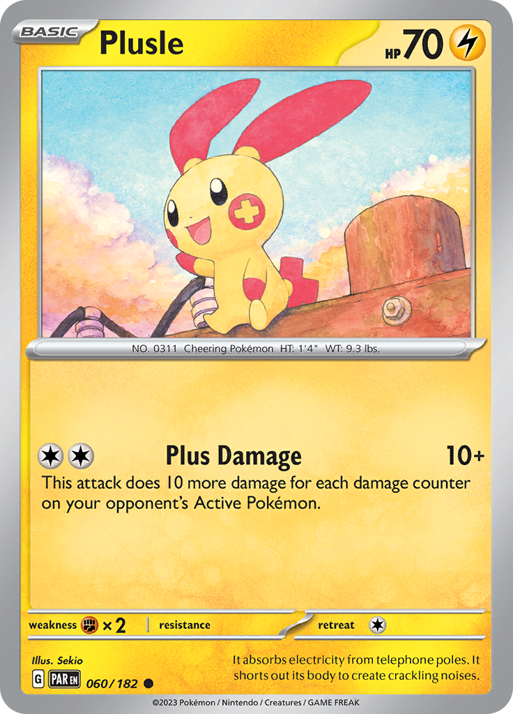 Plusle (060/182) [Scarlet & Violet: Paradox Rift] | Gear Gaming Bentonville