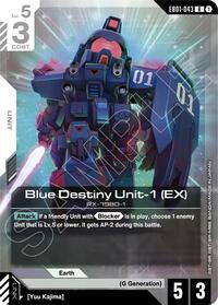 Blue Destiny Unit-1 (EX) (EB01-043) [Eternal Nexus] | Gear Gaming Bentonville