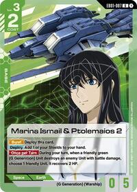 Marina Ismail & Ptolemaios 2 (EB01-087) [Eternal Nexus] | Gear Gaming Bentonville