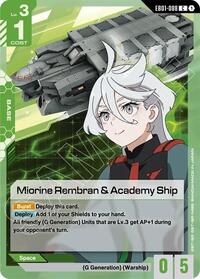 Miorine Rembran & Academy Ship (EB01-088) [Eternal Nexus] | Gear Gaming Bentonville