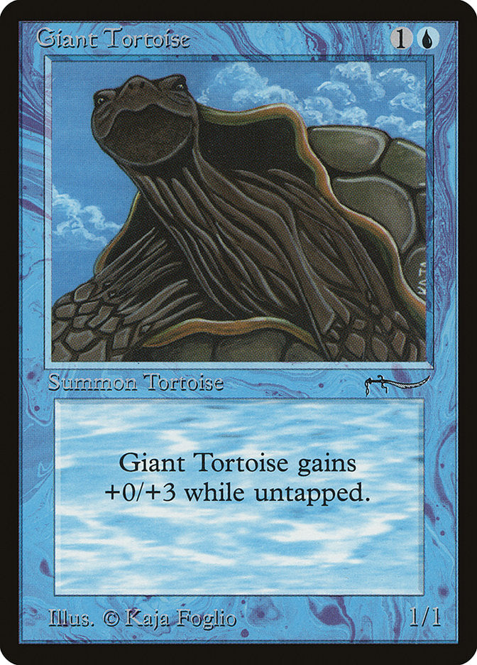 Giant Tortoise (Light Mana Cost) [Arabian Nights] | Gear Gaming Bentonville