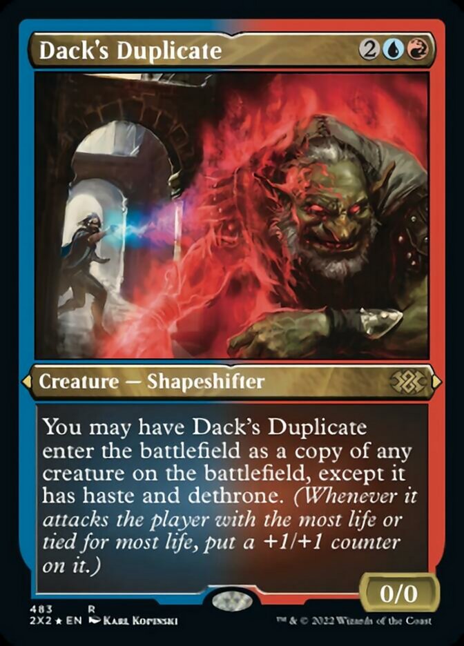 Dack's Duplicate (Foil Etched) [Double Masters 2022] | Gear Gaming Bentonville