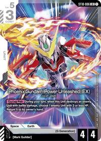 Phoenix Gundam (Power Unleashed) (EX) (ST10-006) [Starter Deck 10: Generation Pulse] | Gear Gaming Bentonville