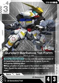Gundam Barbatos 1st Form (ST10-008) [Starter Deck 10: Generation Pulse] | Gear Gaming Bentonville