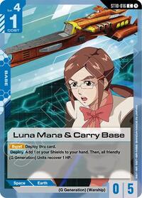 Luna Mana & Carry Base (ST10-016) [Starter Deck 10: Generation Pulse] | Gear Gaming Bentonville