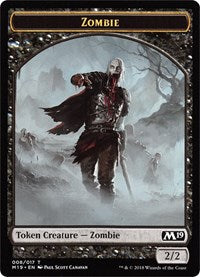 Zombie // Thopter Double-Sided Token (Game Night) [Core Set 2019 Tokens] | Gear Gaming Bentonville