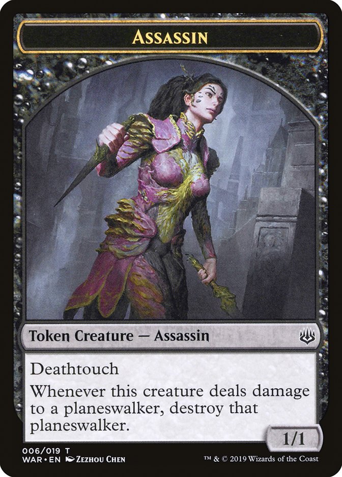 Assassin Token [War of the Spark Tokens] | Gear Gaming Bentonville