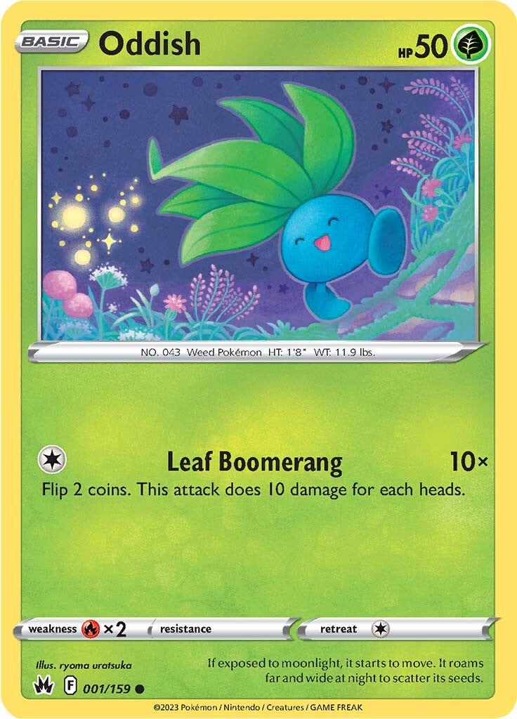 Oddish (001/159) [Sword & Shield: Crown Zenith] | Gear Gaming Bentonville