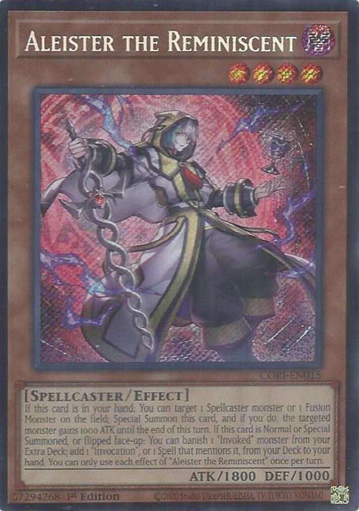 Aleister the Reminiscent [CORI-EN015] Secret Rare | Gear Gaming Bentonville