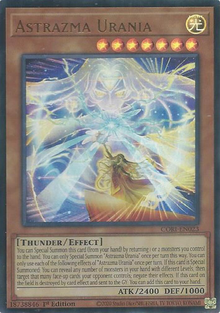 Astrazma Urania [CORI-EN023] Ultra Rare | Gear Gaming Bentonville