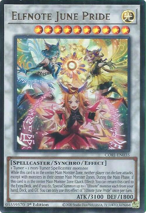 Elfnote June Pride [CORI-EN035] Ultra Rare | Gear Gaming Bentonville