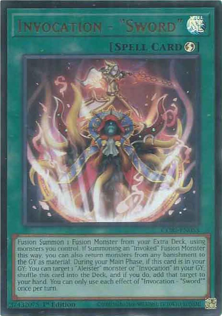 Invocation - "Sword" [CORI-EN053] Ultra Rare | Gear Gaming Bentonville