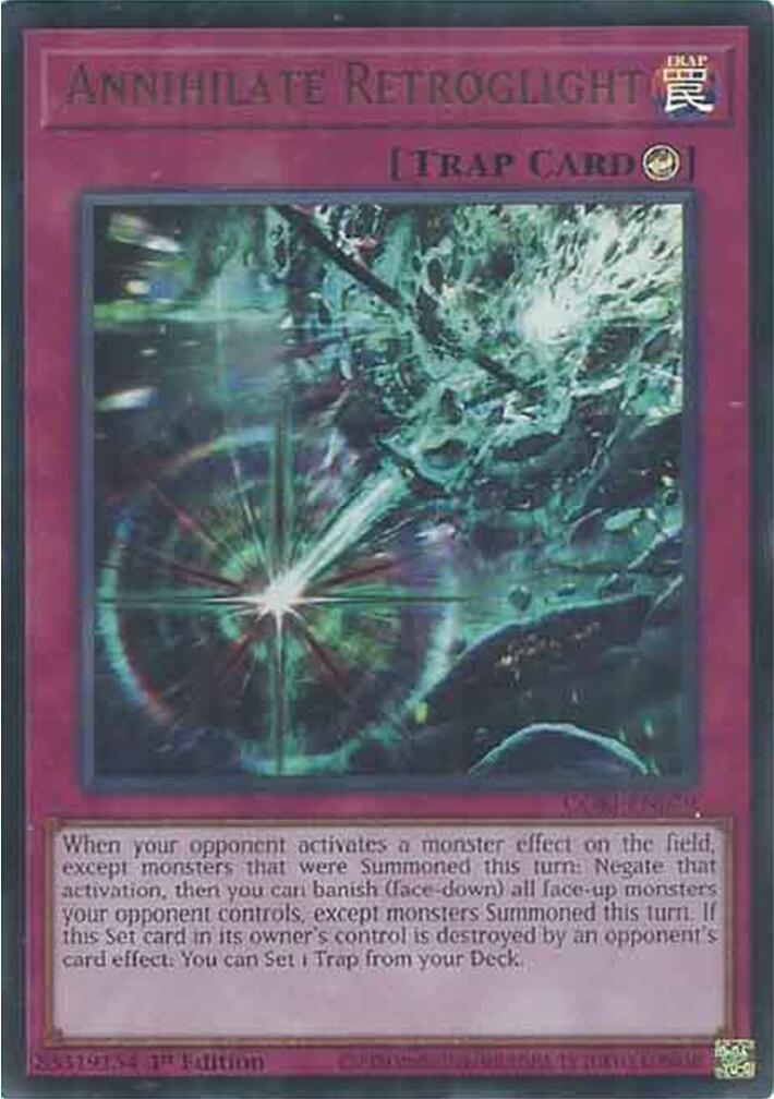 Annihilate Retroglight [CORI-EN079] Ultra Rare | Gear Gaming Bentonville