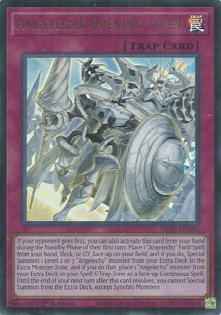 Angelechy Opening to e4 [CORI-EN096] Ultra Rare | Gear Gaming Bentonville