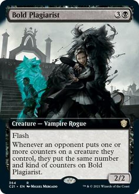 Bold Plagiarist (Extended Art) [Commander 2021] | Gear Gaming Bentonville