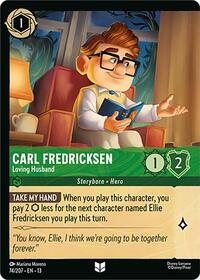 Carl Fredricksen - Loving Husband (Foil) (74/204) [Attack of the Vine!] | Gear Gaming Bentonville