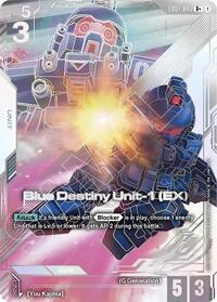 Blue Destiny Unit-1 (EX) (R+) (EB01-043) [Eternal Nexus] | Gear Gaming Bentonville