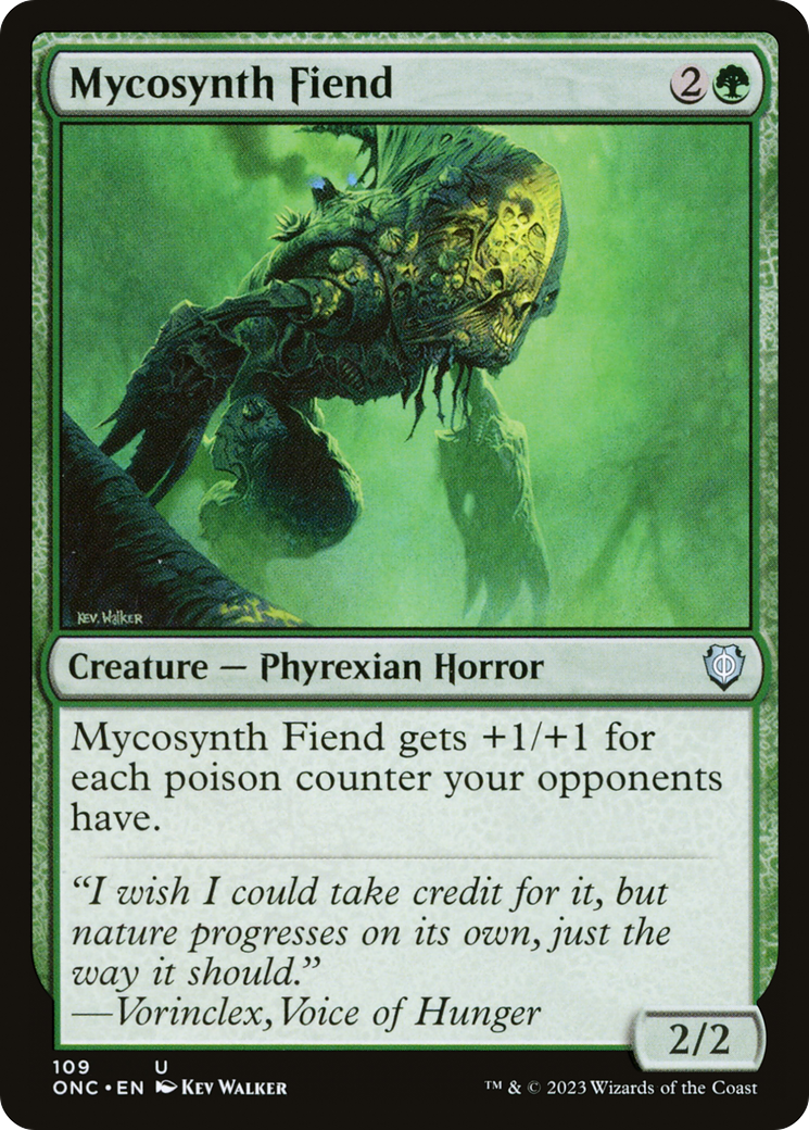 Mycosynth Fiend [Phyrexia: All Will Be One Commander] | Gear Gaming Bentonville