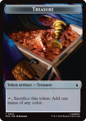 Treasure (022) // Construct (014) Double-Sided Token [Marvel Super Heroes Commander Tokens] | Gear Gaming Bentonville
