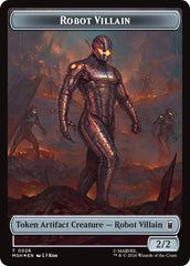 Villain // Robot Villain Double-Sided Token (025//026) (Surge Foil) [Marvel Super Heroes Tokens] | Gear Gaming Bentonville