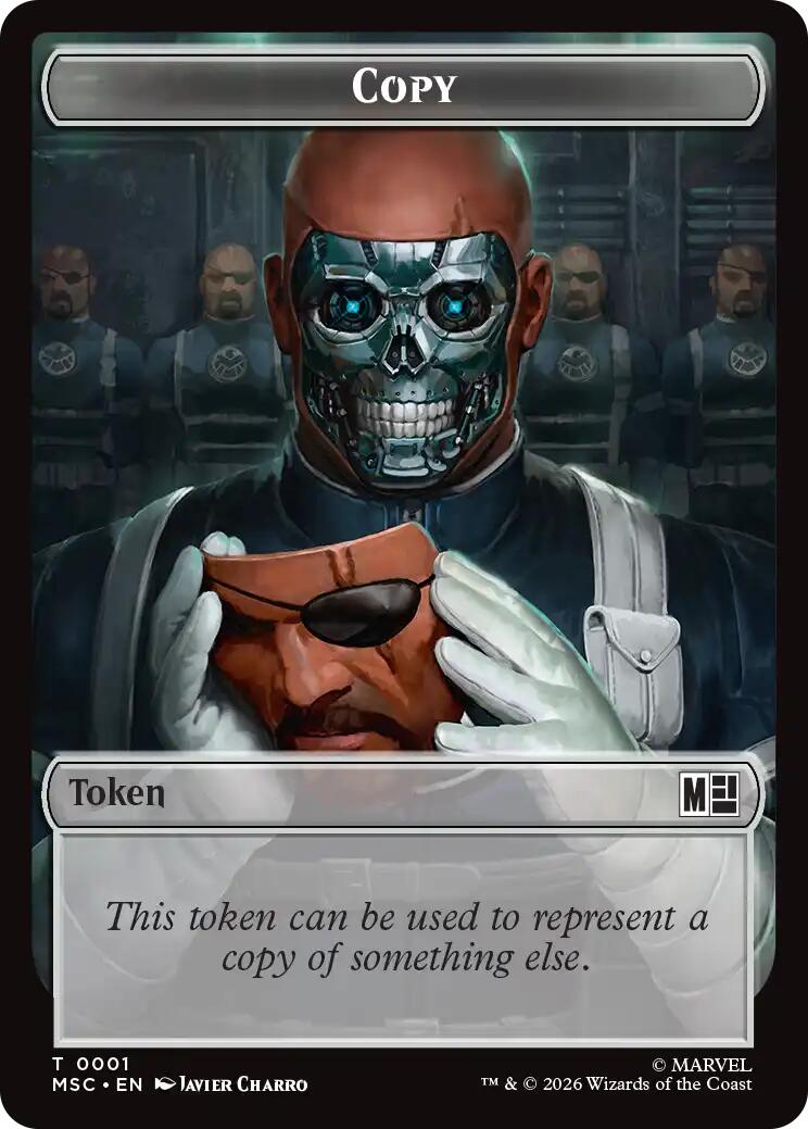 Copy // Rogue Double-Sided Token [Marvel Super Heroes Commander Tokens] | Gear Gaming Bentonville