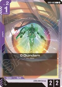 0 Gundam (Store Tournament Participation Pack 05) (GD03-063) [Gundam Promotional Cards] | Gear Gaming Bentonville