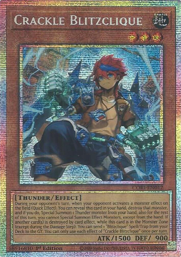 Crackle Blitzclique (Starlight Rare) [CORI-EN012] Starlight Rare | Gear Gaming Bentonville
