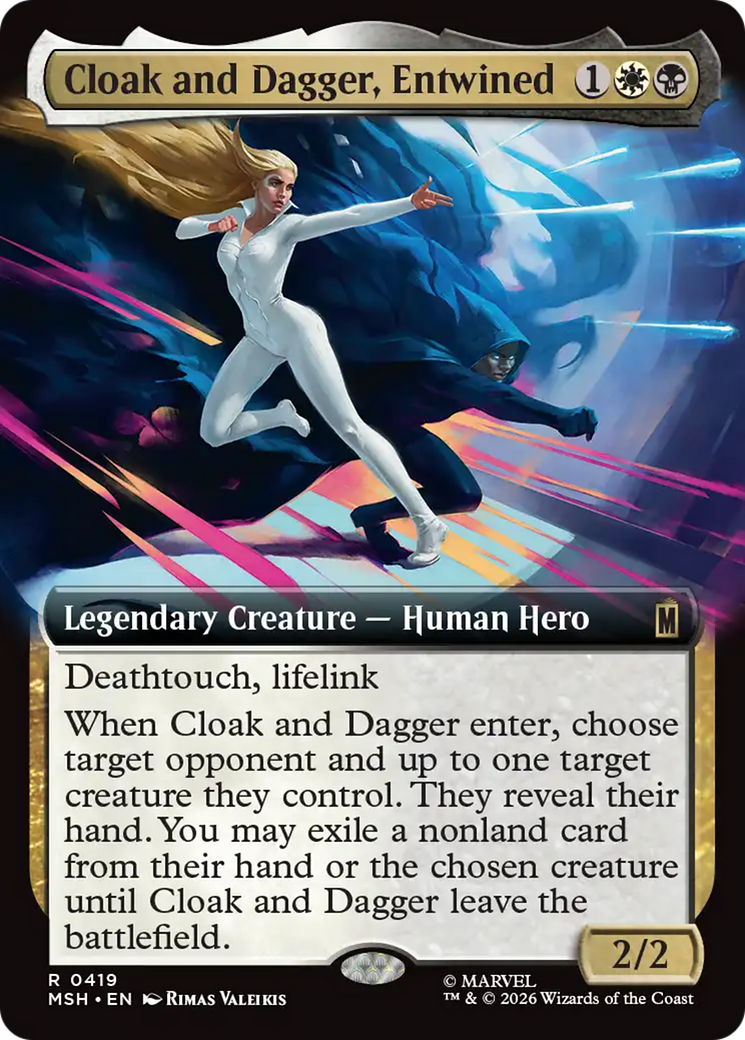 Cloak and Dagger, Entwined (Extended Art) [Marvel Super Heroes] | Gear Gaming Bentonville