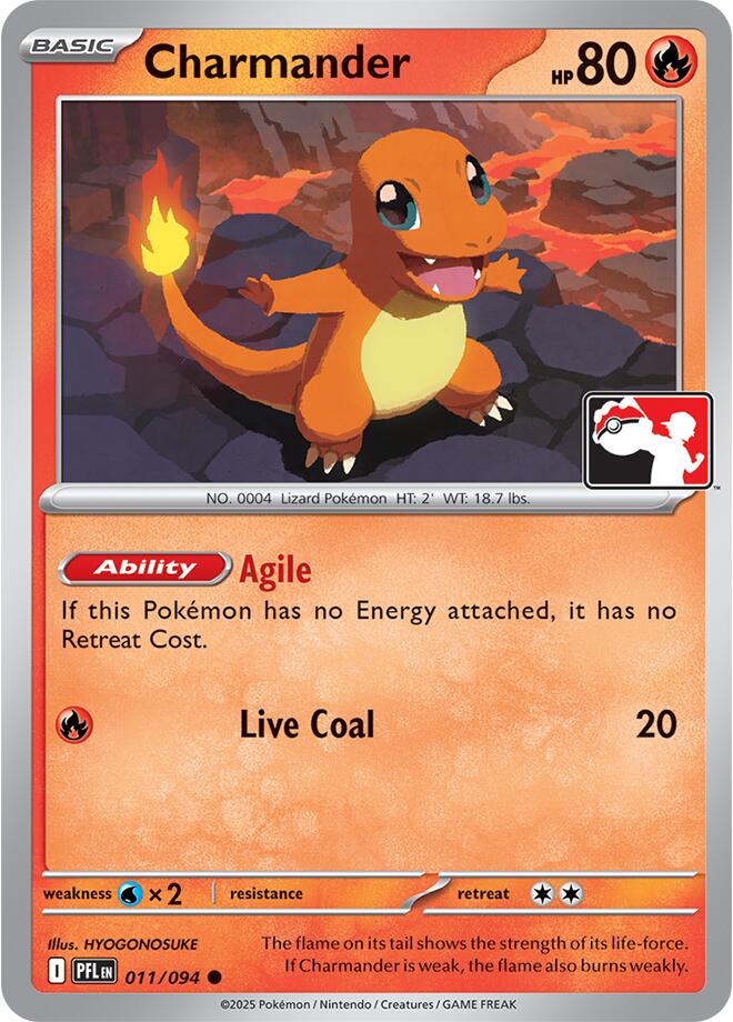 Charmander (011/094) [Prize Pack Series Nine] | Gear Gaming Bentonville
