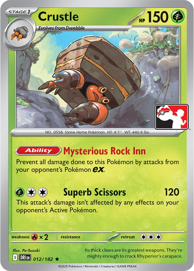Crustle (012/182) [Prize Pack Series Nine] | Gear Gaming Bentonville