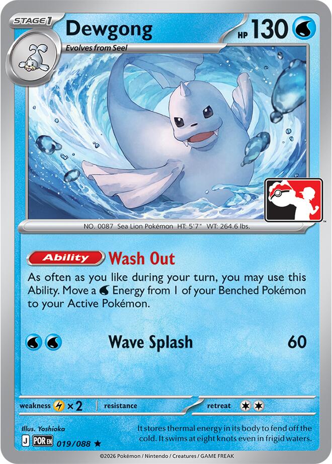Dewgong (019/088) [Prize Pack Series Nine] | Gear Gaming Bentonville