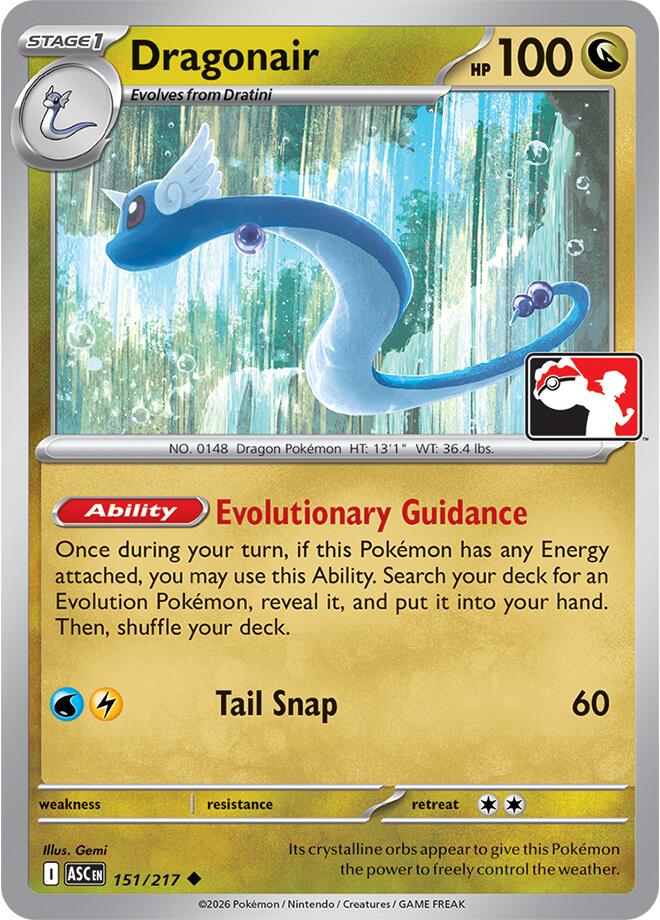 Dragonair (151/217) [Prize Pack Series Nine] | Gear Gaming Bentonville