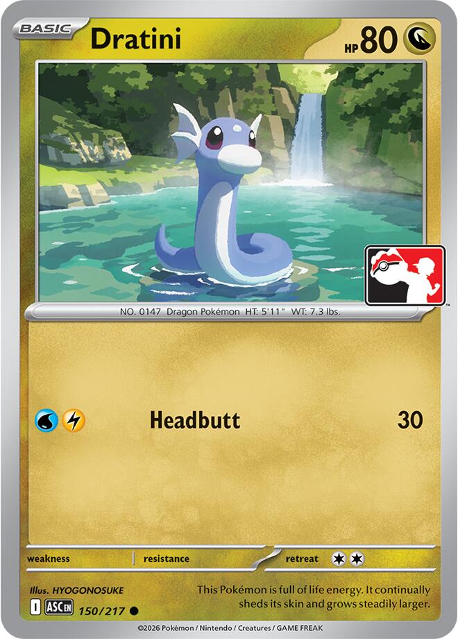 Dratini (150/217) [Prize Pack Series Nine] | Gear Gaming Bentonville