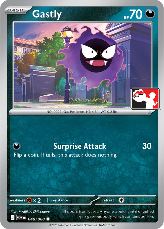 Gastly (048/088) [Prize Pack Series Nine] | Gear Gaming Bentonville
