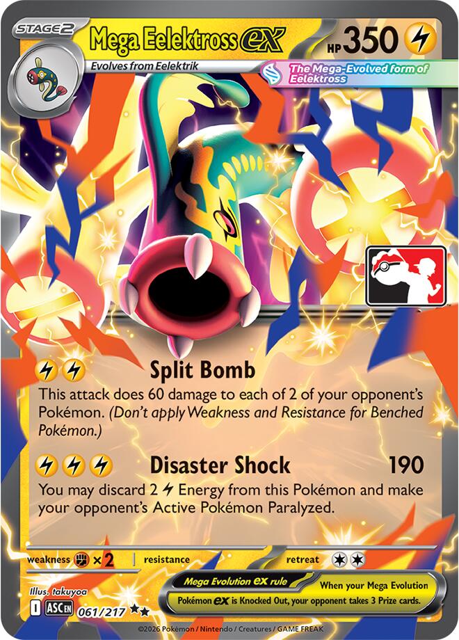 Mega Eelektross ex (061/217) [Prize Pack Series Nine] | Gear Gaming Bentonville