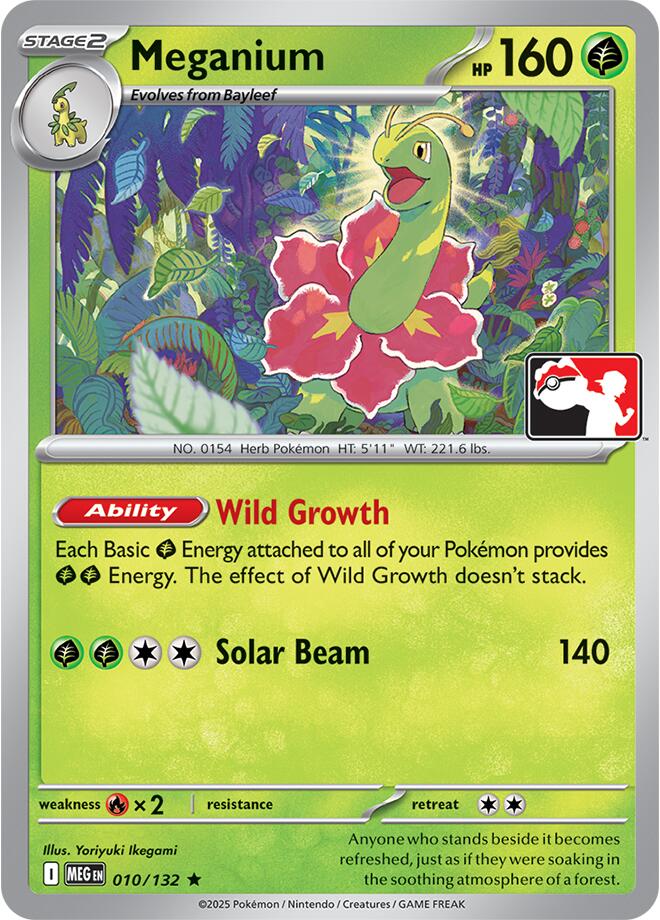 Meganium (010/132) [Prize Pack Series Nine] | Gear Gaming Bentonville