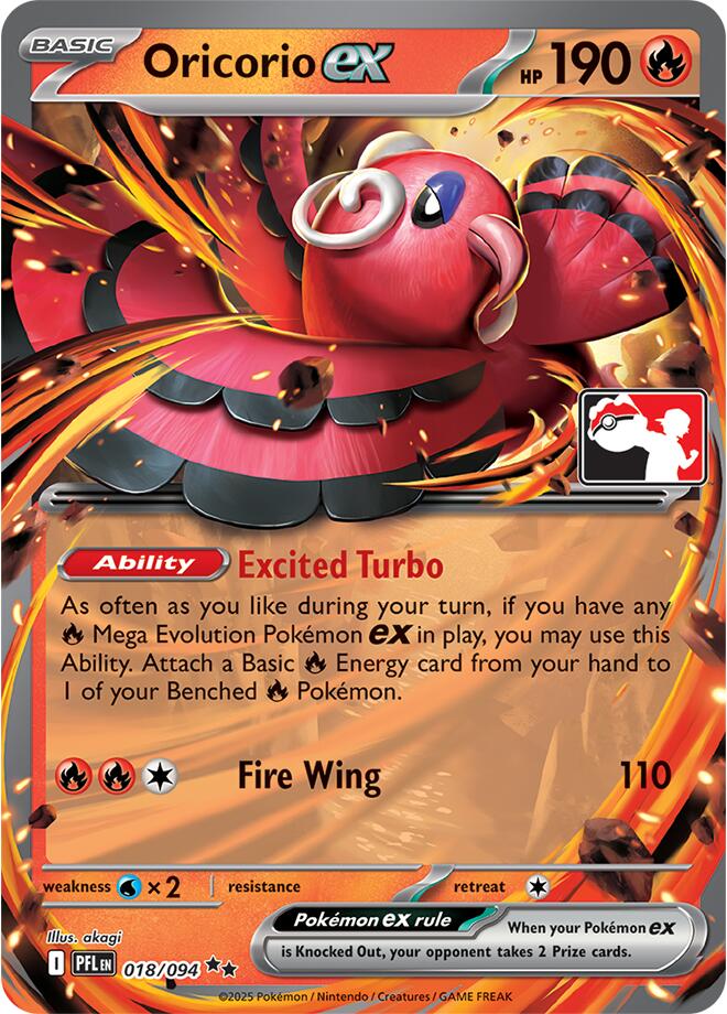 Oricorio ex (018/094) [Prize Pack Series Nine] | Gear Gaming Bentonville