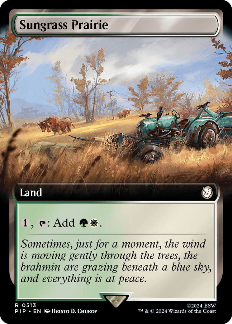 Sungrass Prairie (Extended Art) [Fallout] | Gear Gaming Bentonville