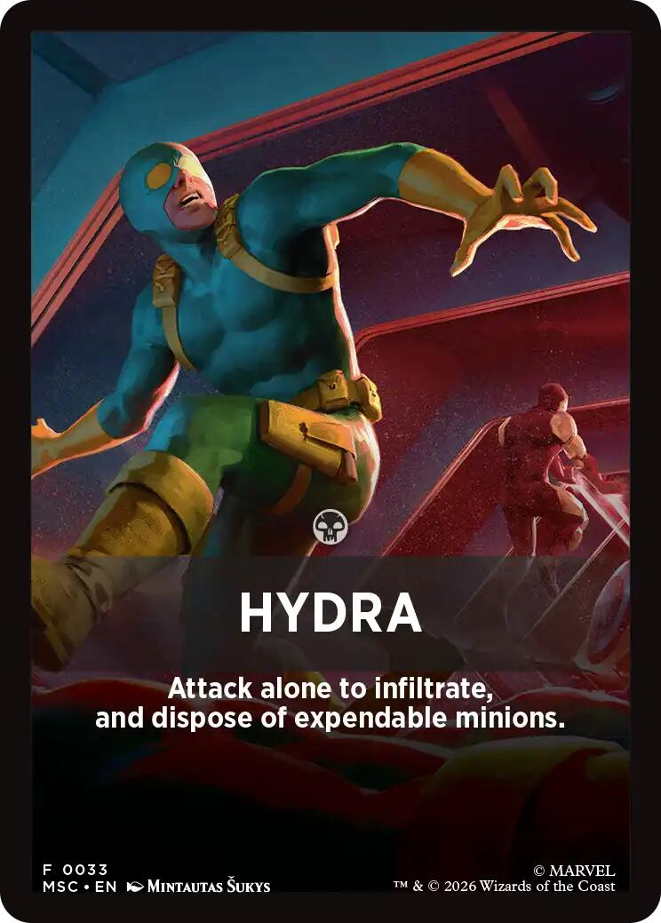 Hydra Theme Card [Marvel Super Heroes Commander] | Gear Gaming Bentonville