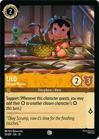 Lilo - Patient Weaver (10/204) [Attack of the Vine!] | Gear Gaming Bentonville