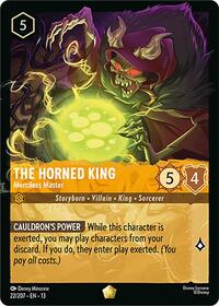 The Horned King - Merciless Master (22/204) [Attack of the Vine!] | Gear Gaming Bentonville