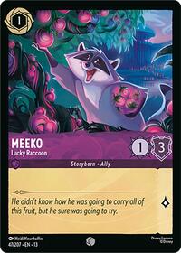 Meeko - Lucky Raccoon (47/204) [Attack of the Vine!] | Gear Gaming Bentonville