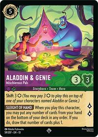 Aladdin & Genie - Mischievous Pals (59/204) [Attack of the Vine!] | Gear Gaming Bentonville