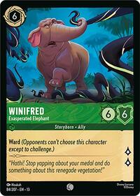 Winifred - Exasperated Elephant (84/204) [Attack of the Vine!] | Gear Gaming Bentonville