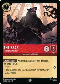 The Bear - Territorial Animal (112/204) [Attack of the Vine!] | Gear Gaming Bentonville