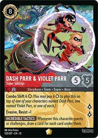 Dash Parr & Violet Parr - Super Siblings (133/204) [Attack of the Vine!] | Gear Gaming Bentonville