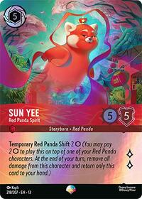 Sun Yee - Red Panda Spirit (Epic) (218/204) [Attack of the Vine!] | Gear Gaming Bentonville
